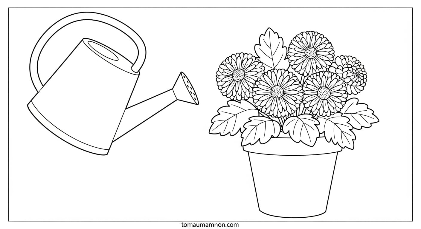 hoa cúc mềm mại