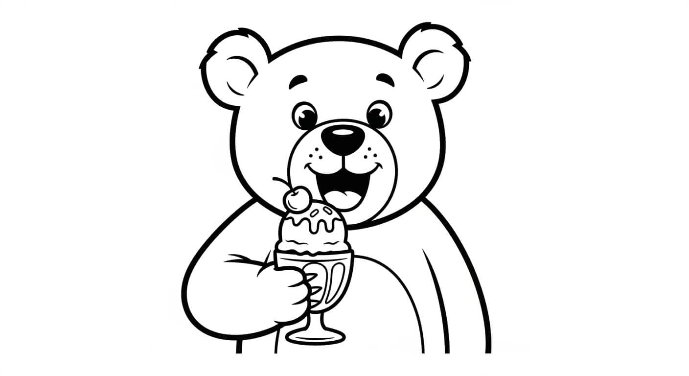 Tô Màu Kem hình ảnh que kem ngộ nghĩnh