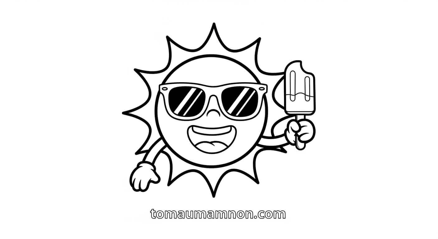 Tô Màu Kem hình ảnh cây kem vị dâu