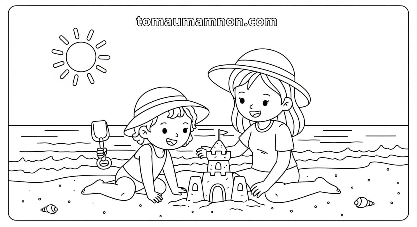 Mẹ tắm cho em bé