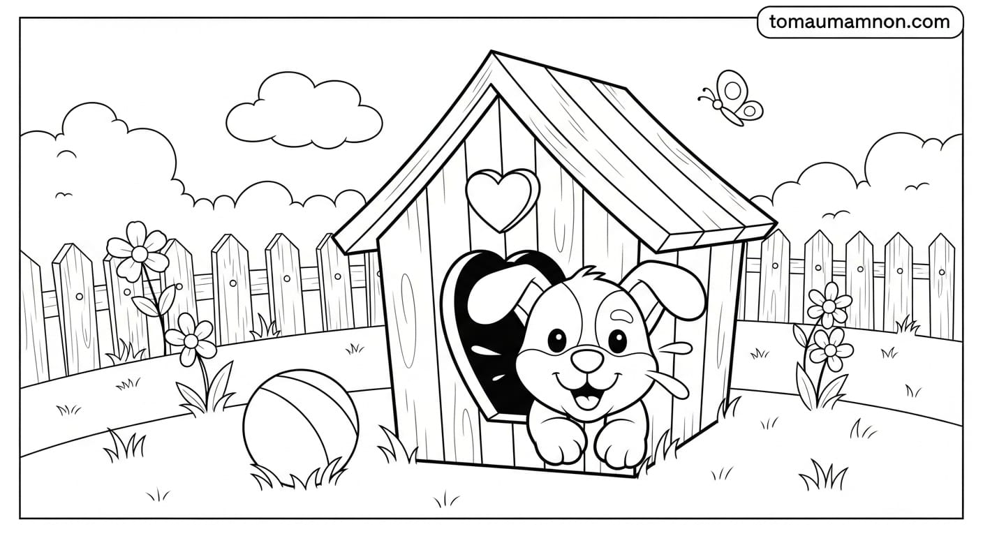 Tô Màu Ngôi Nhà Ngôi nhà ven biển