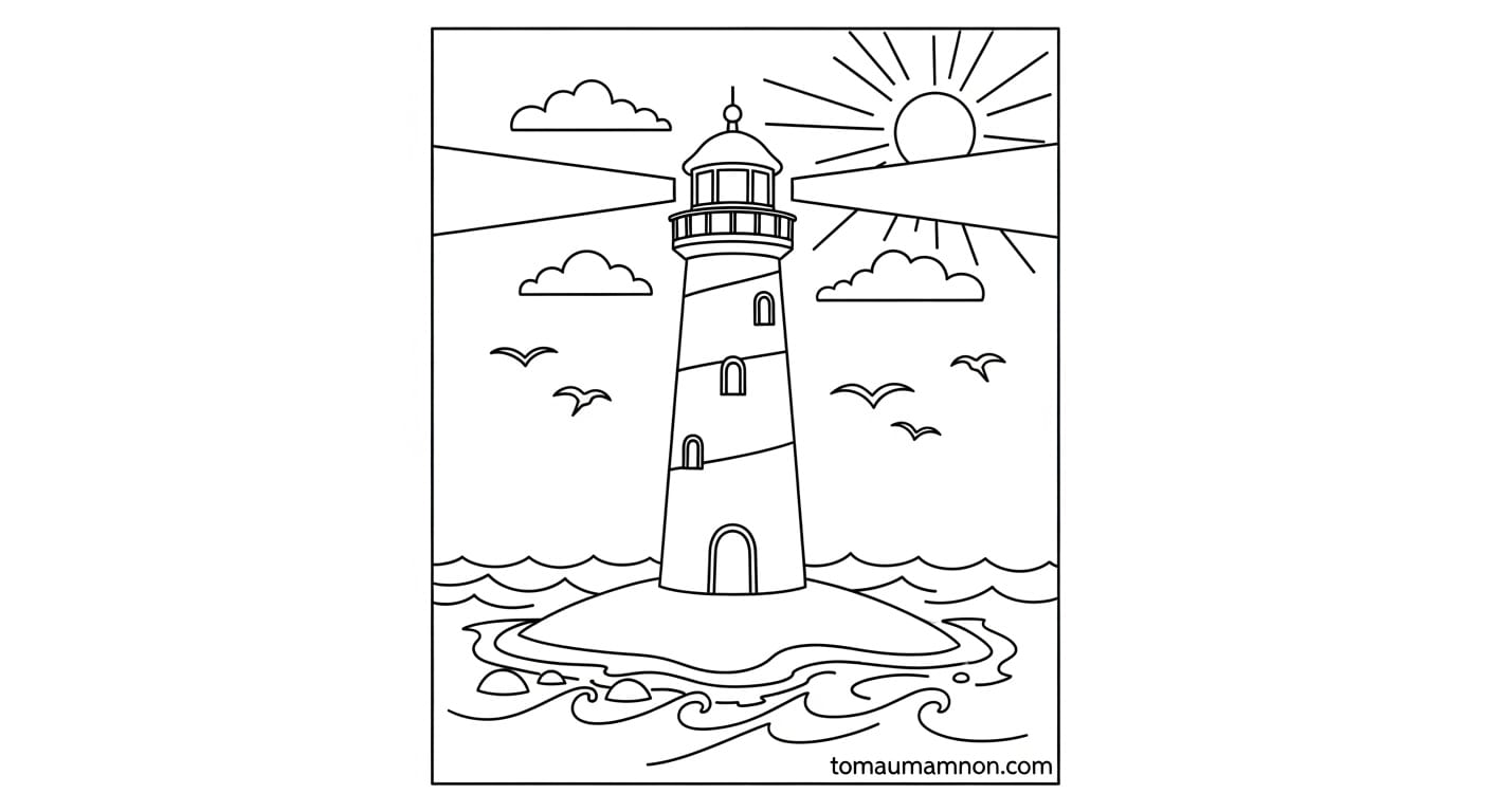 Tô Màu Ngôi Nhà Ngôi nhà trên núi