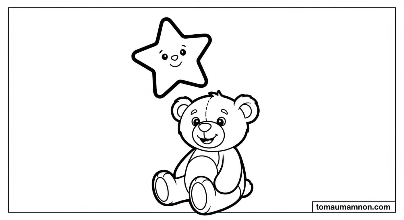 Tô Màu Ngôi Sao Ngôi sao nhiều cánh