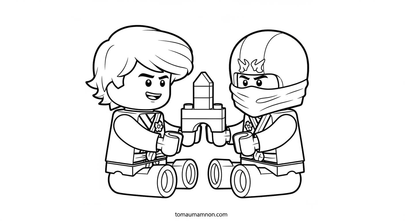 Tô Màu Ninjago hình ảnh ninjago