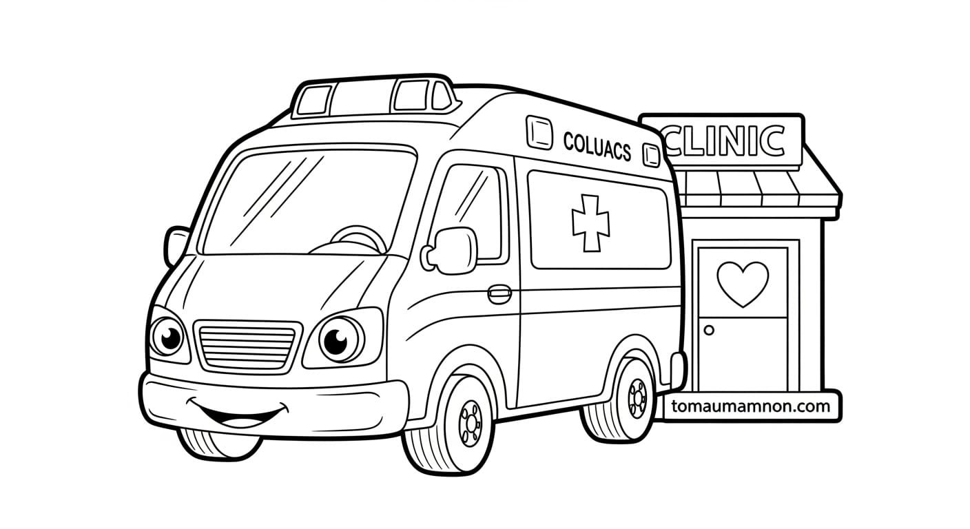 Tô Màu Ô Tô xe ô tô cổ điển cho bé tô