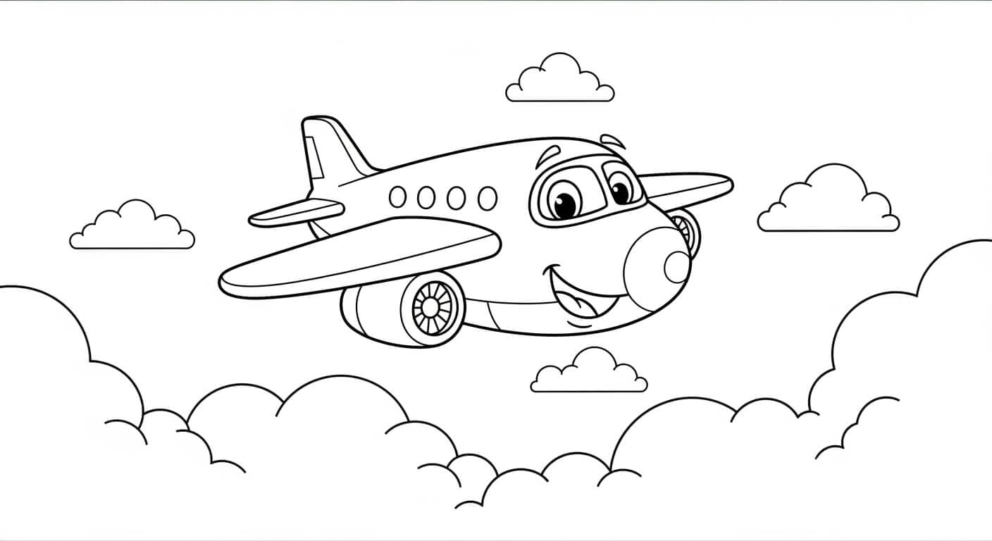 Tô Màu Phương Tiện Giao Thông Xe đạp đang đi