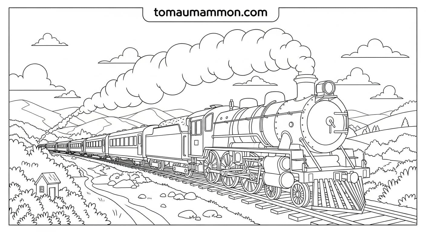 Tô Màu Phương Tiện Giao Thông Ô tô con đường phố