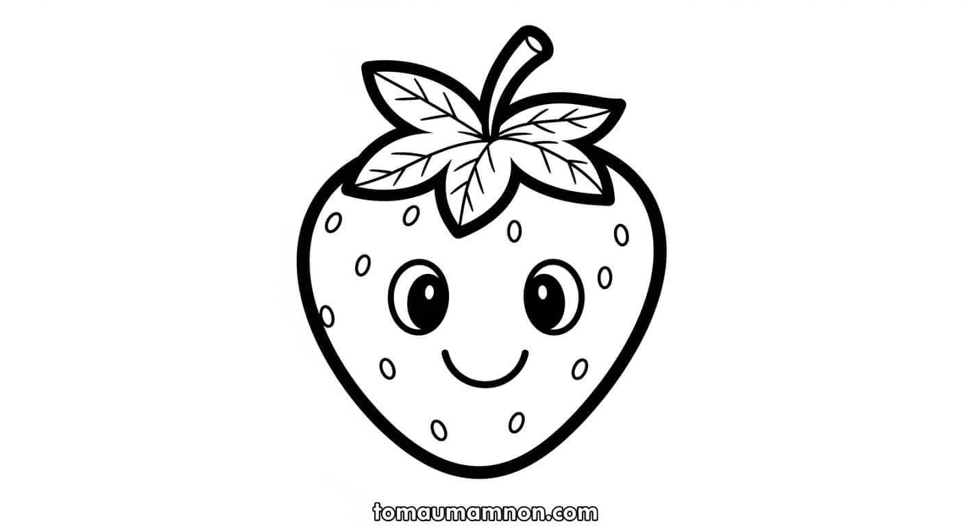 quả dâu tây đơn giản