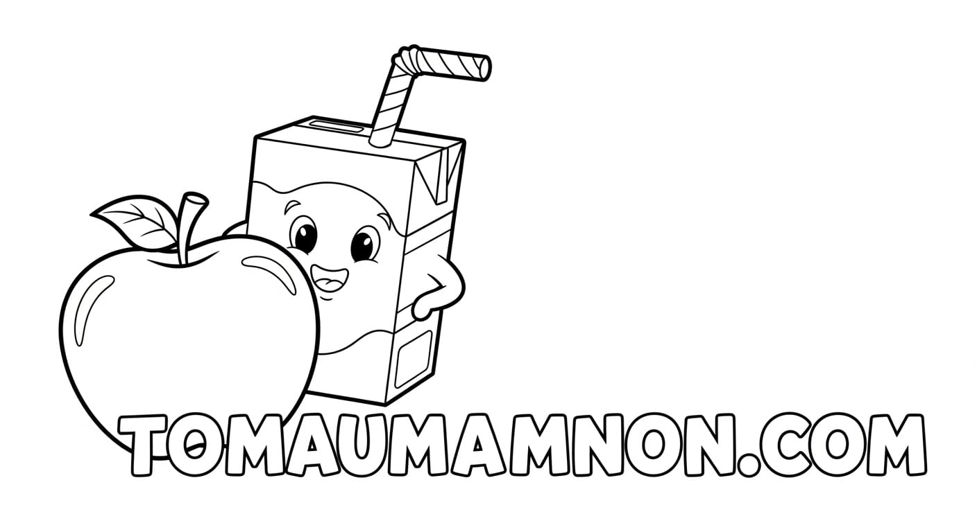 Tô Màu Quả Táo quả táo đa sắc