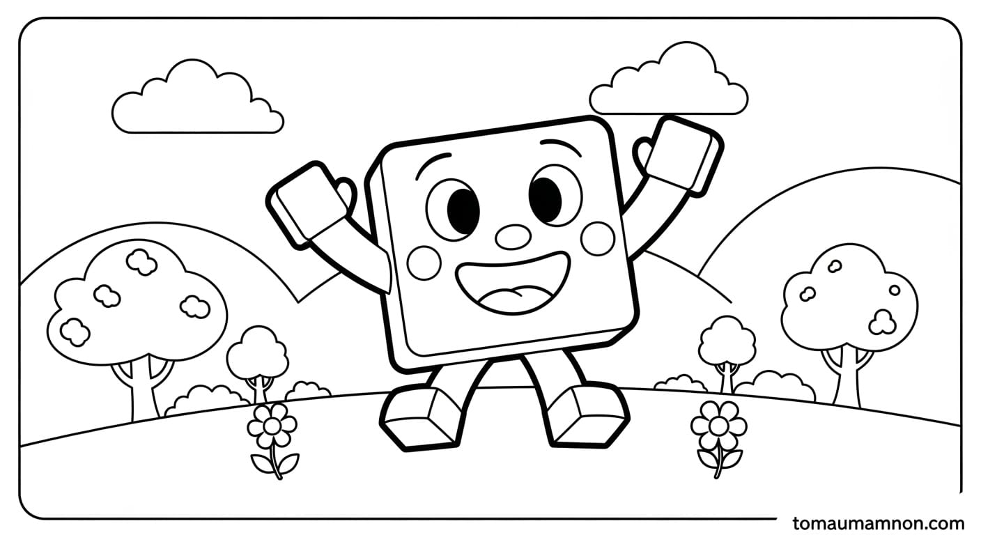 Nhân vật Roblox đầy màu sắc