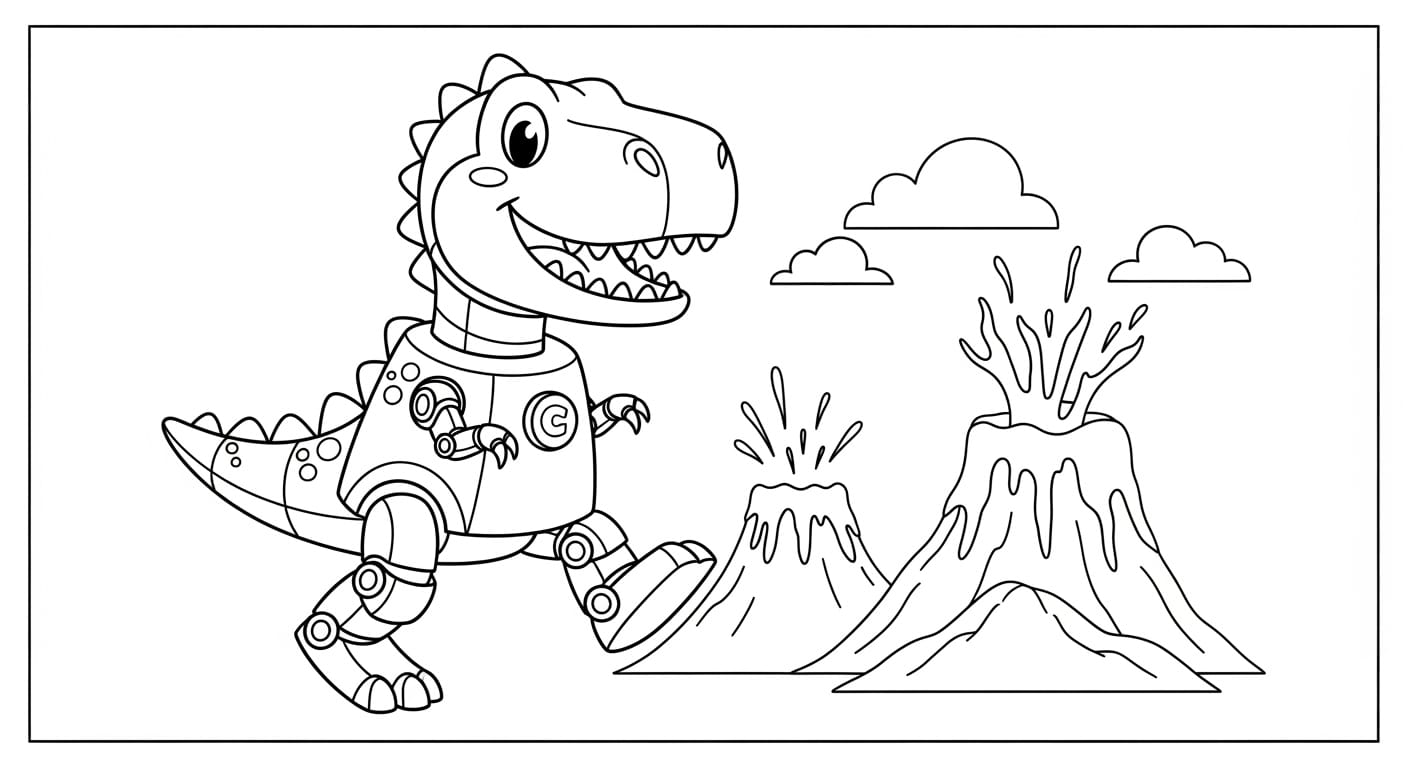 Tô Màu Robot biến hình robot