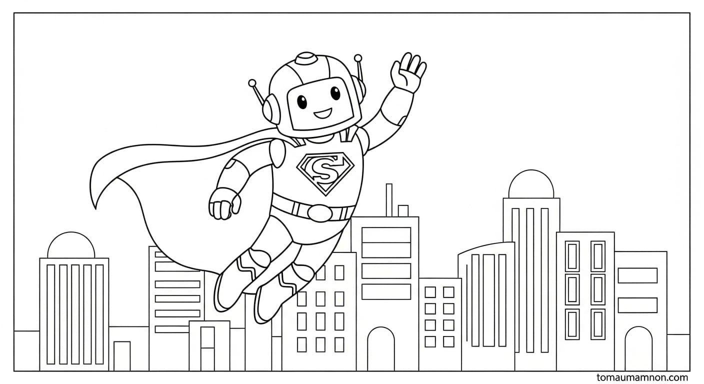 Tô Màu Robot robot pixel