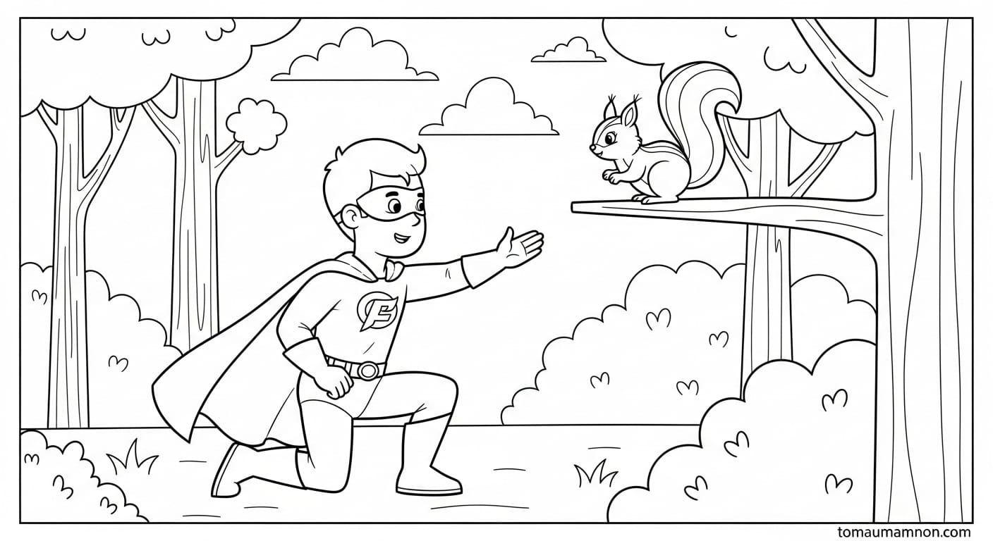 Tô Màu Siêu Nhân Điện Quang Siêu nhân với ánh sáng