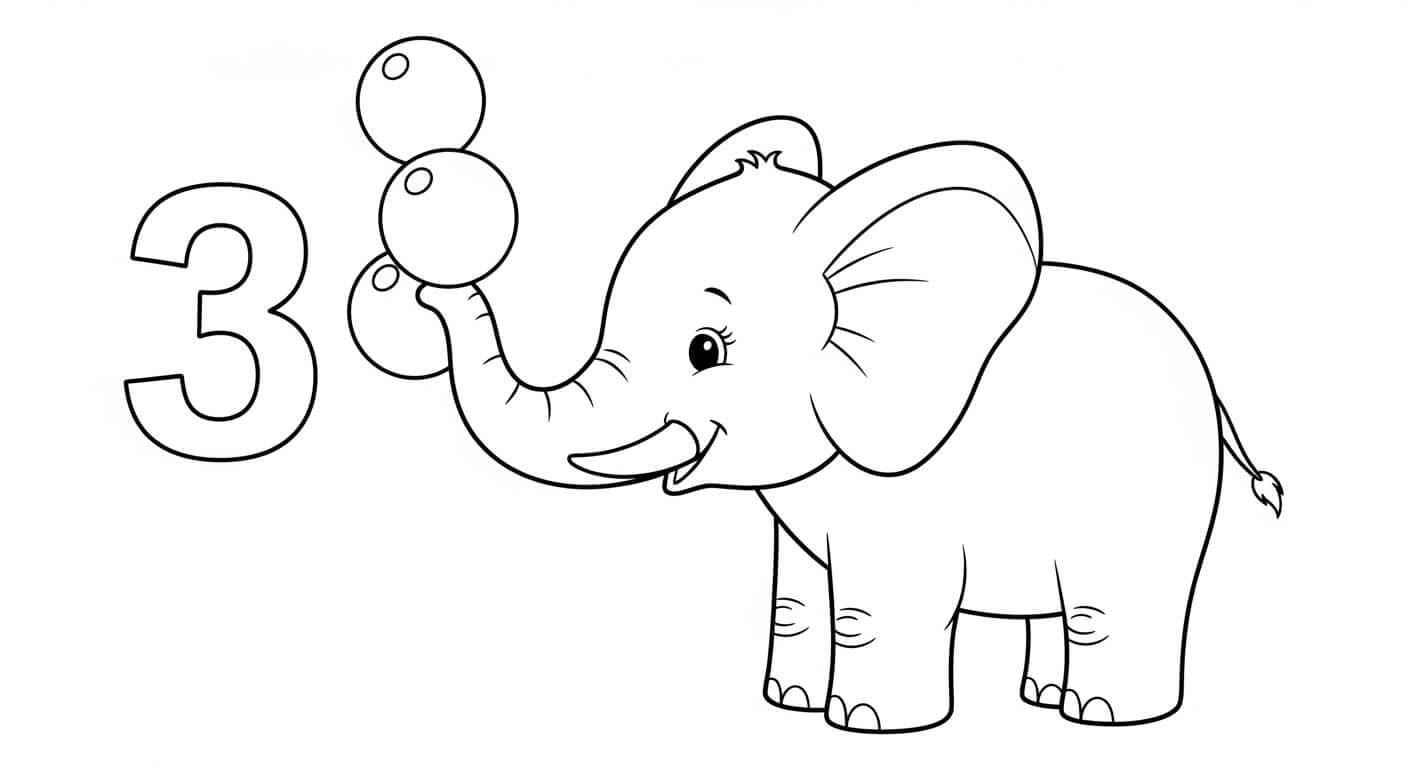 Đống màu sắc trên số 3