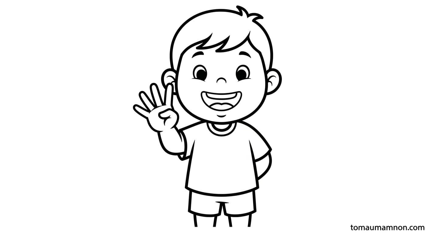 Số 4 dễ thương