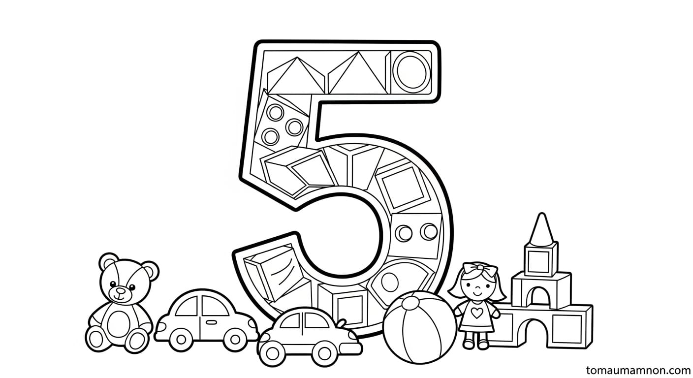 Bé tô màu số 5