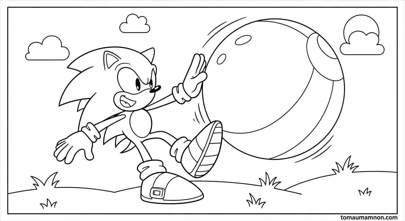 Tô Màu Sonic Sonic và những cuộc phiêu lưu
