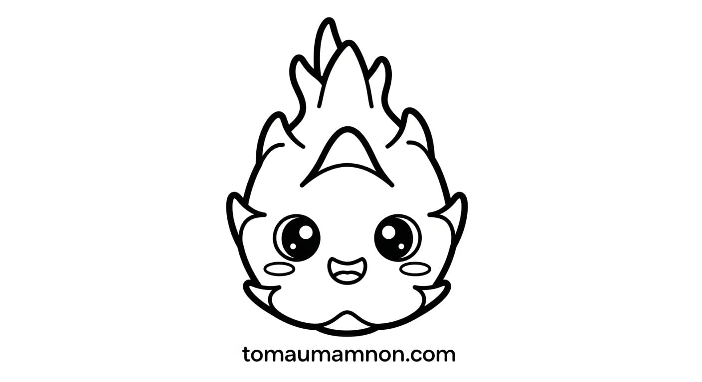 Tô Màu Trái Cây Hình nho chín mọng