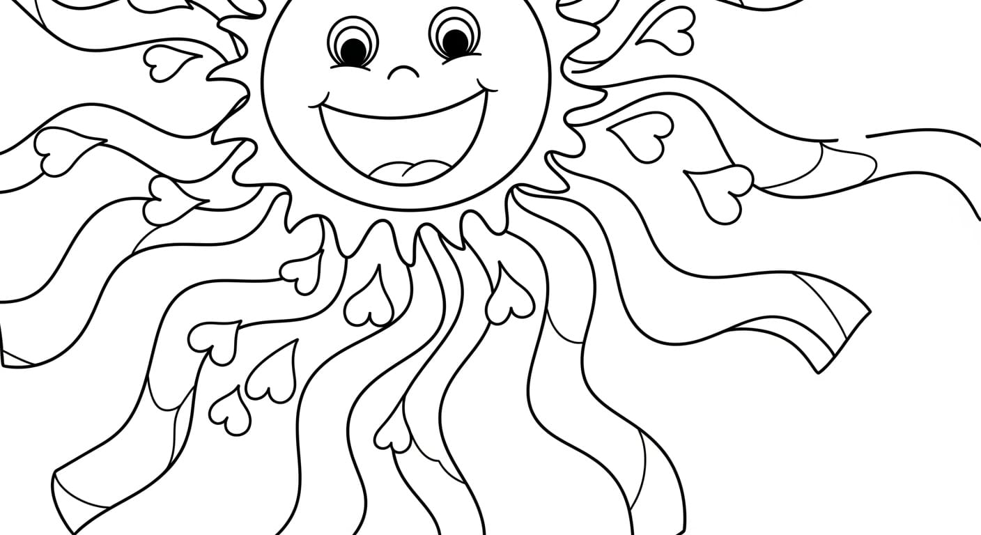 Tô Màu Trái Tim Trái tim cùng đôi cánh thiên thần