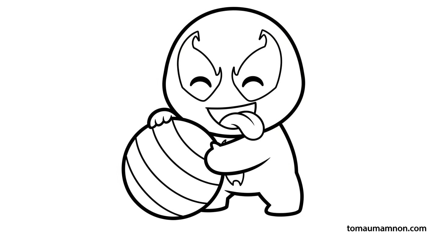 Tô Màu Venom tranh venom 1