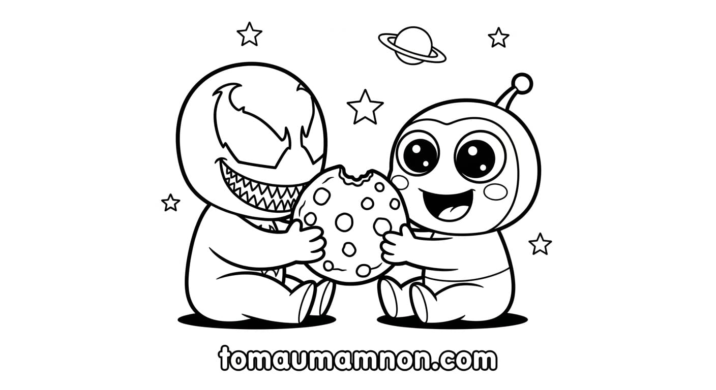 Tô Màu Venom tranh venom 2