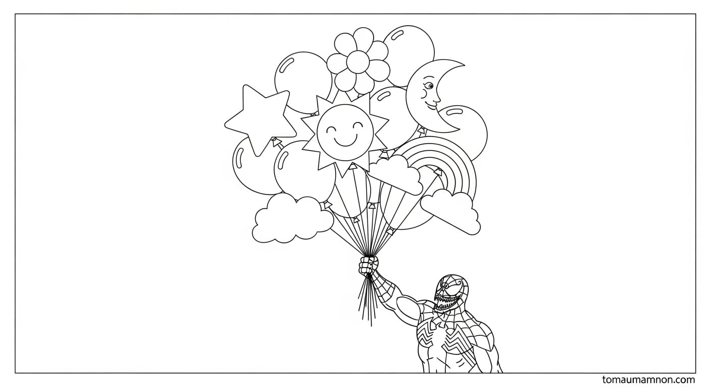 Tô Màu Venom tranh venom 5