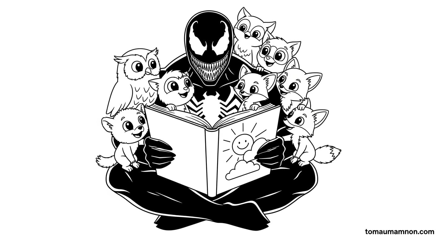 Tô Màu Venom tranh venom 6