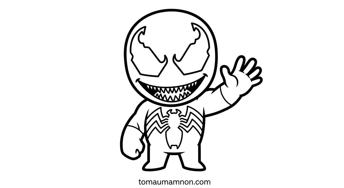 Tô Màu Venom tranh venom