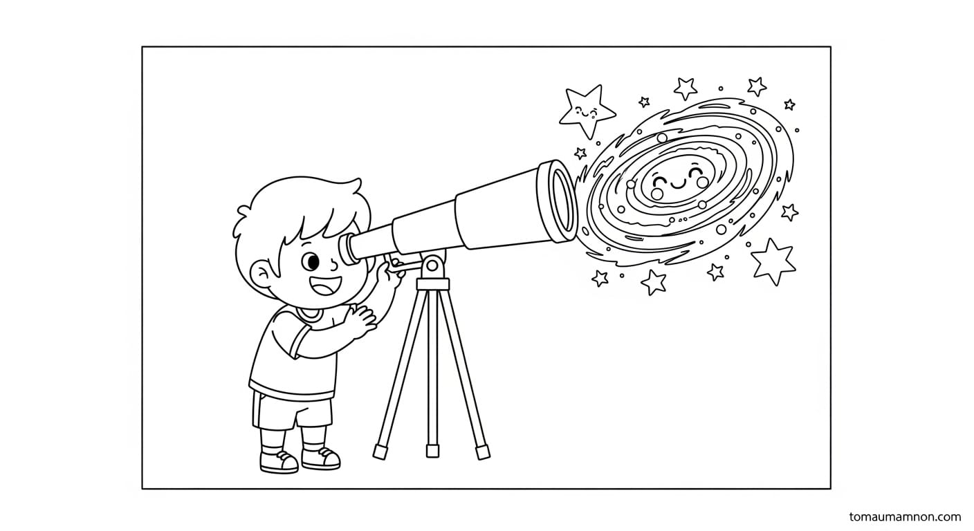 Tô Màu Vũ Trụ tàu không gian