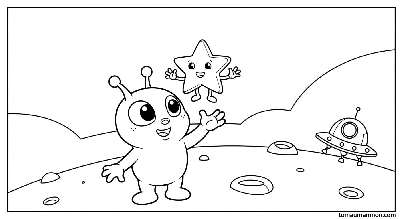 Tô Màu Vũ Trụ hệ mặt trời