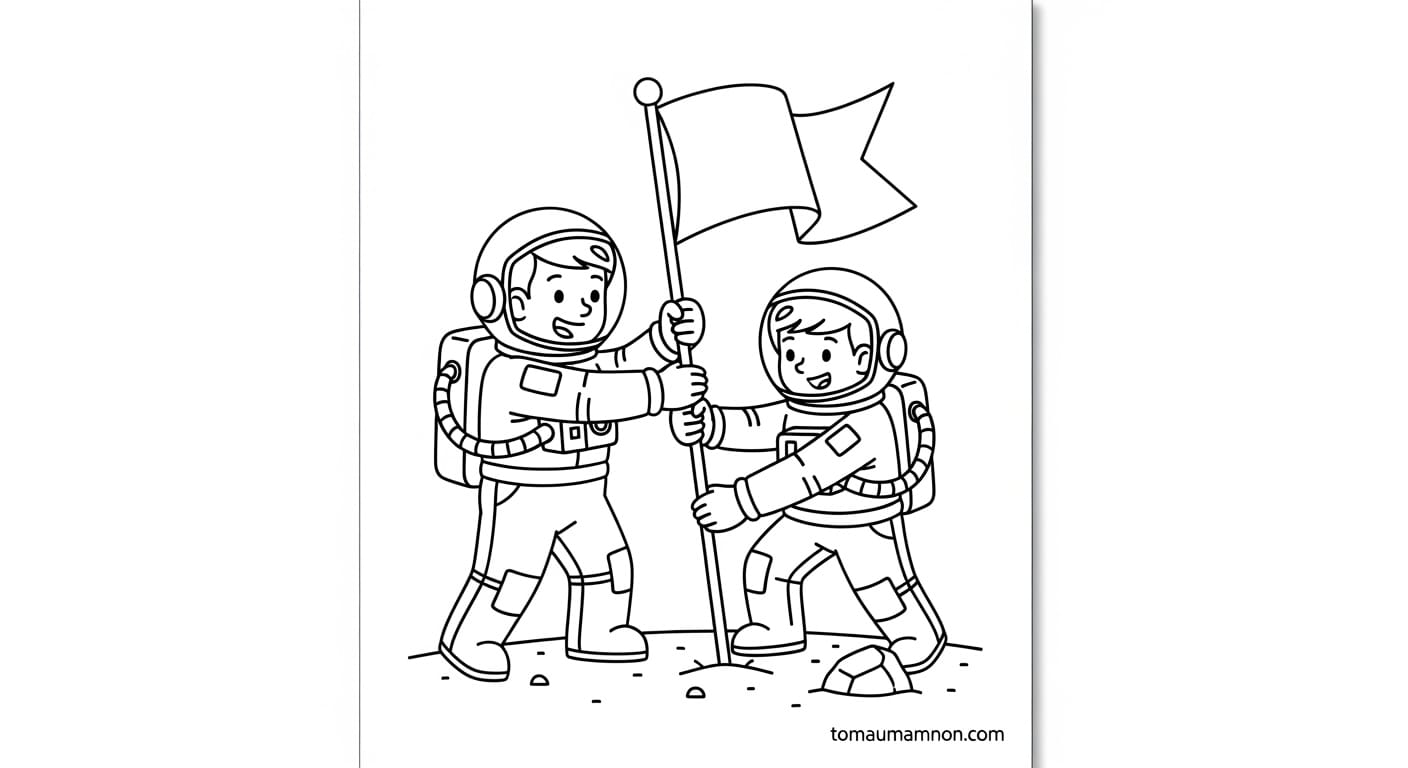 Tô Màu Vũ Trụ ngôi sao sáng