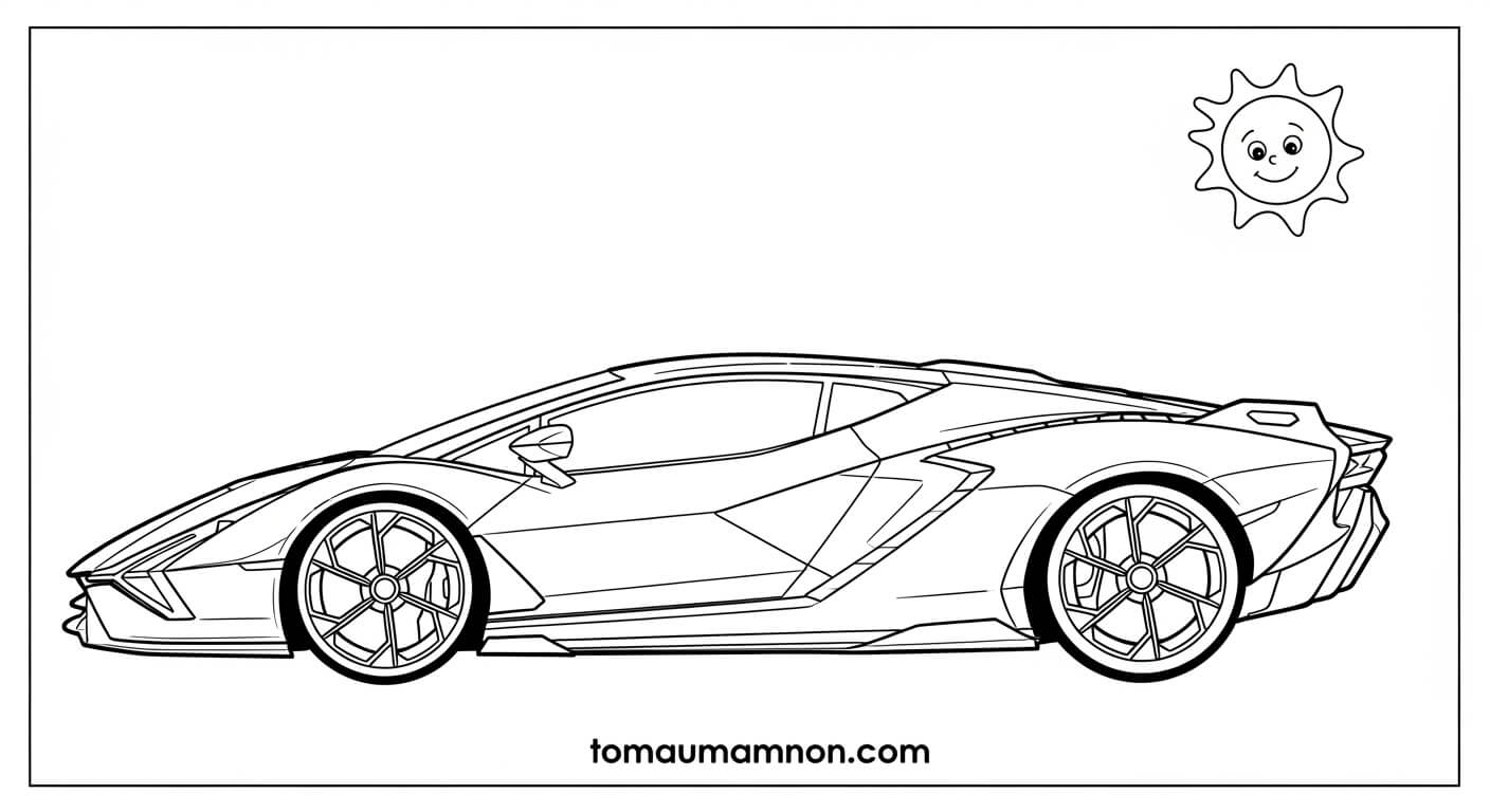 Mẫu xe Lamborghni thể thao