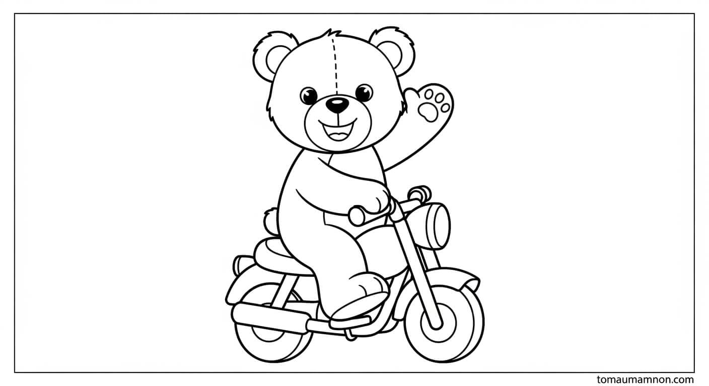 Tô Màu Xe Máy tranh xe máy đang đua