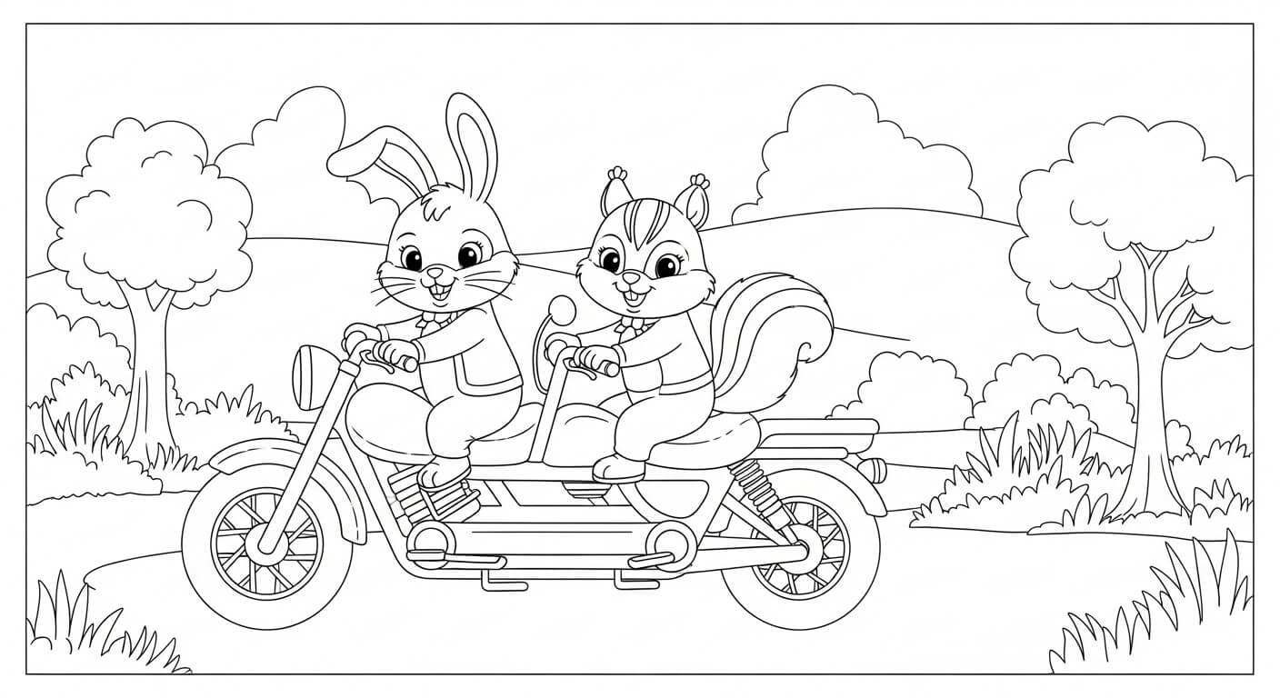 Tô Màu Xe Máy tranh xe đua phân khối lớn