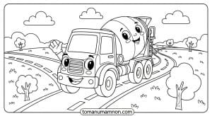 to mau xe tron be tong 1