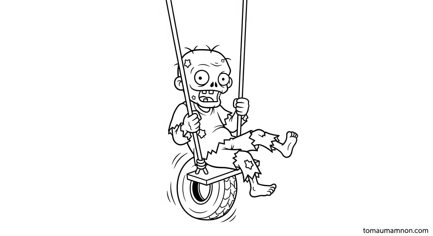 Tô Màu Zombie zombie lạc quan