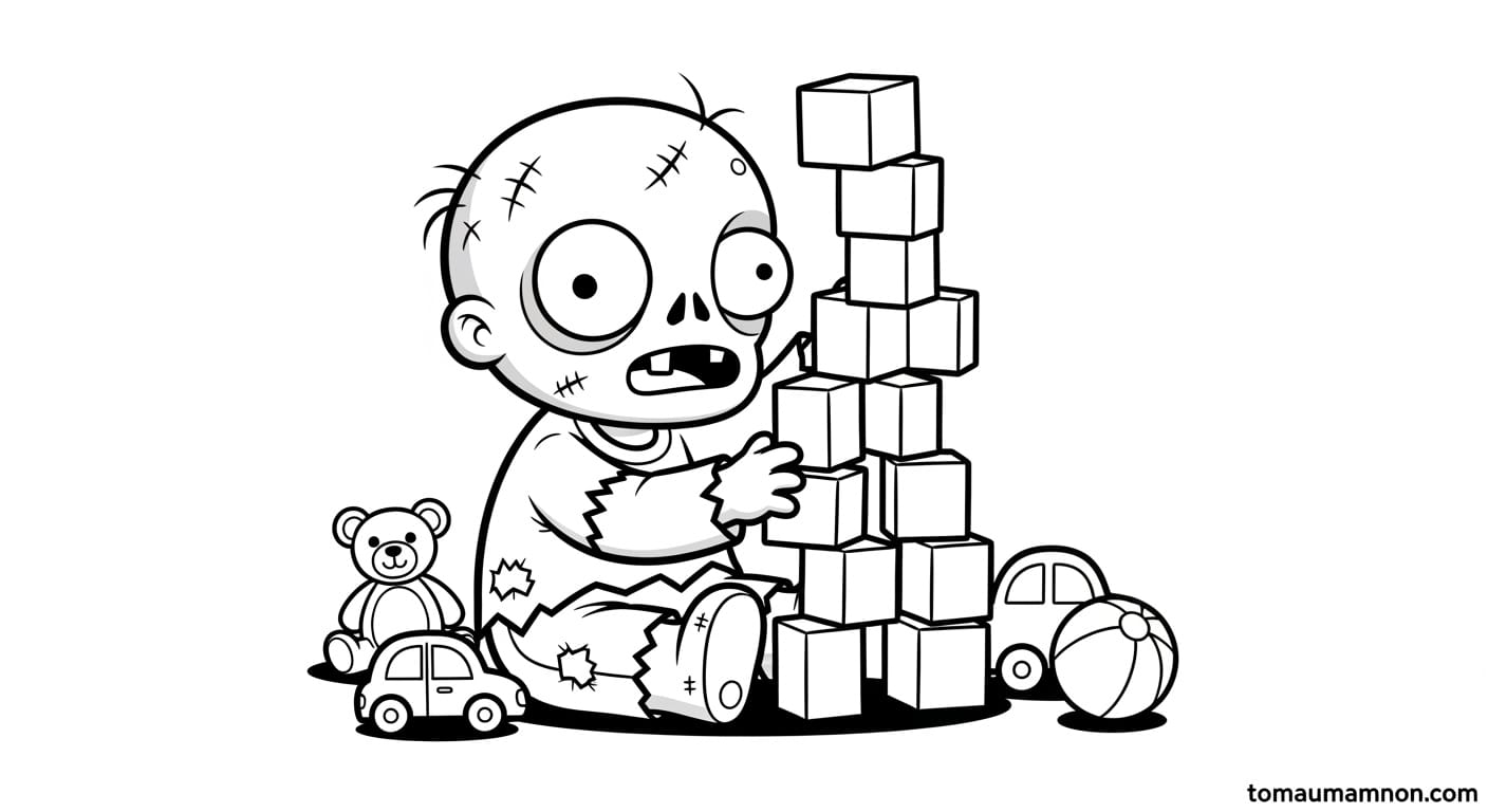 Tô Màu Zombie zombie chạy nhanh