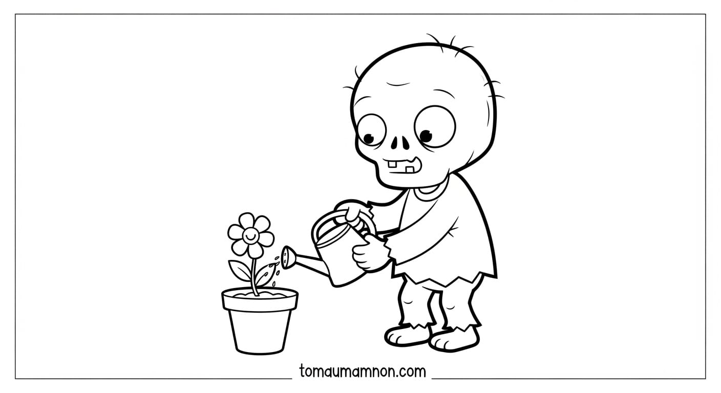 Tô Màu Zombie zombie thể thao