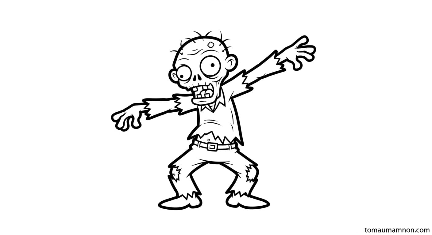 Tô Màu Zombie zombie nhảy múa