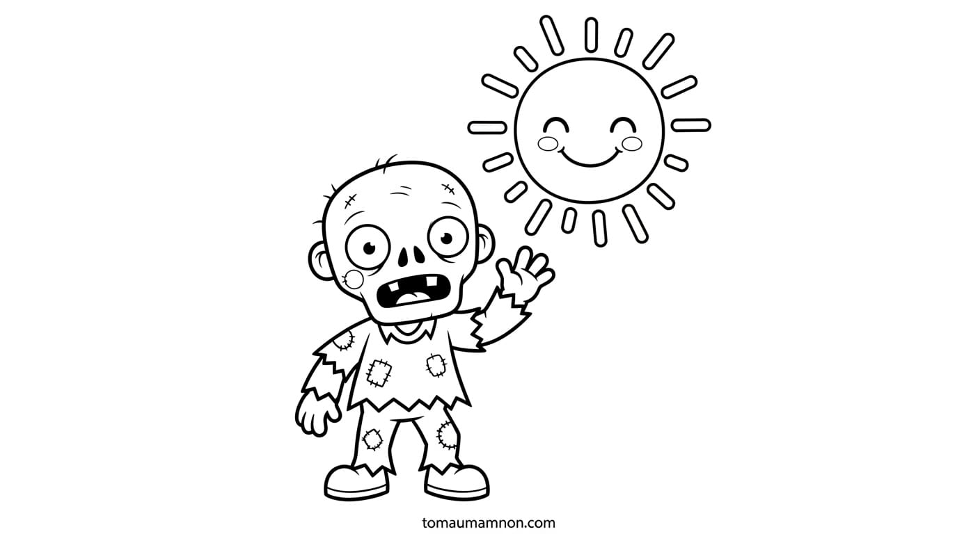 Tô Màu Zombie zombie thám hiểm