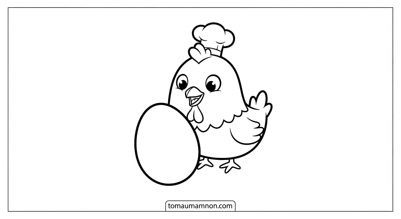 Tượng gà đã được tô nhiều màu