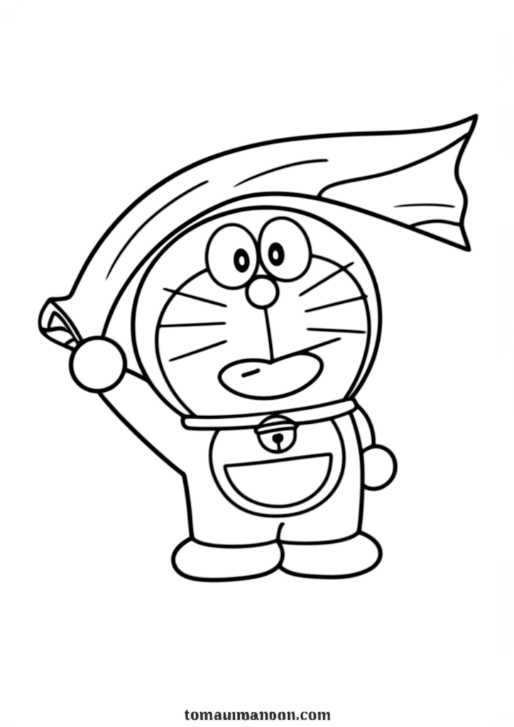 Tô Tượng Doremon Tô tượng Doremon đang dở