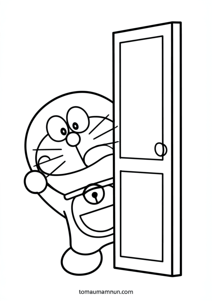 Tô Tượng Doremon Doremon bên cạnh các dụng cụ tô