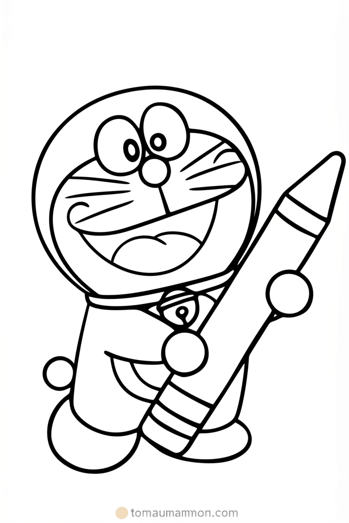Tô Tượng Doremon Tô tượng Doremon với màu xanh