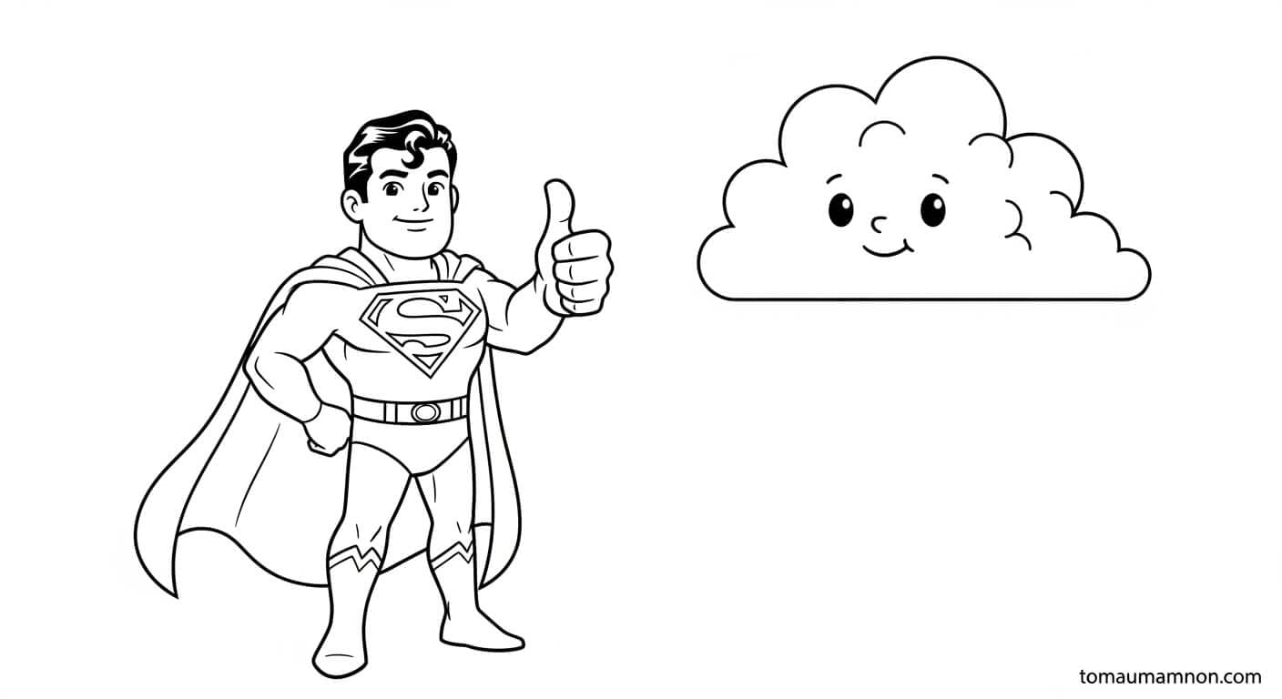 bé đang tô tượng