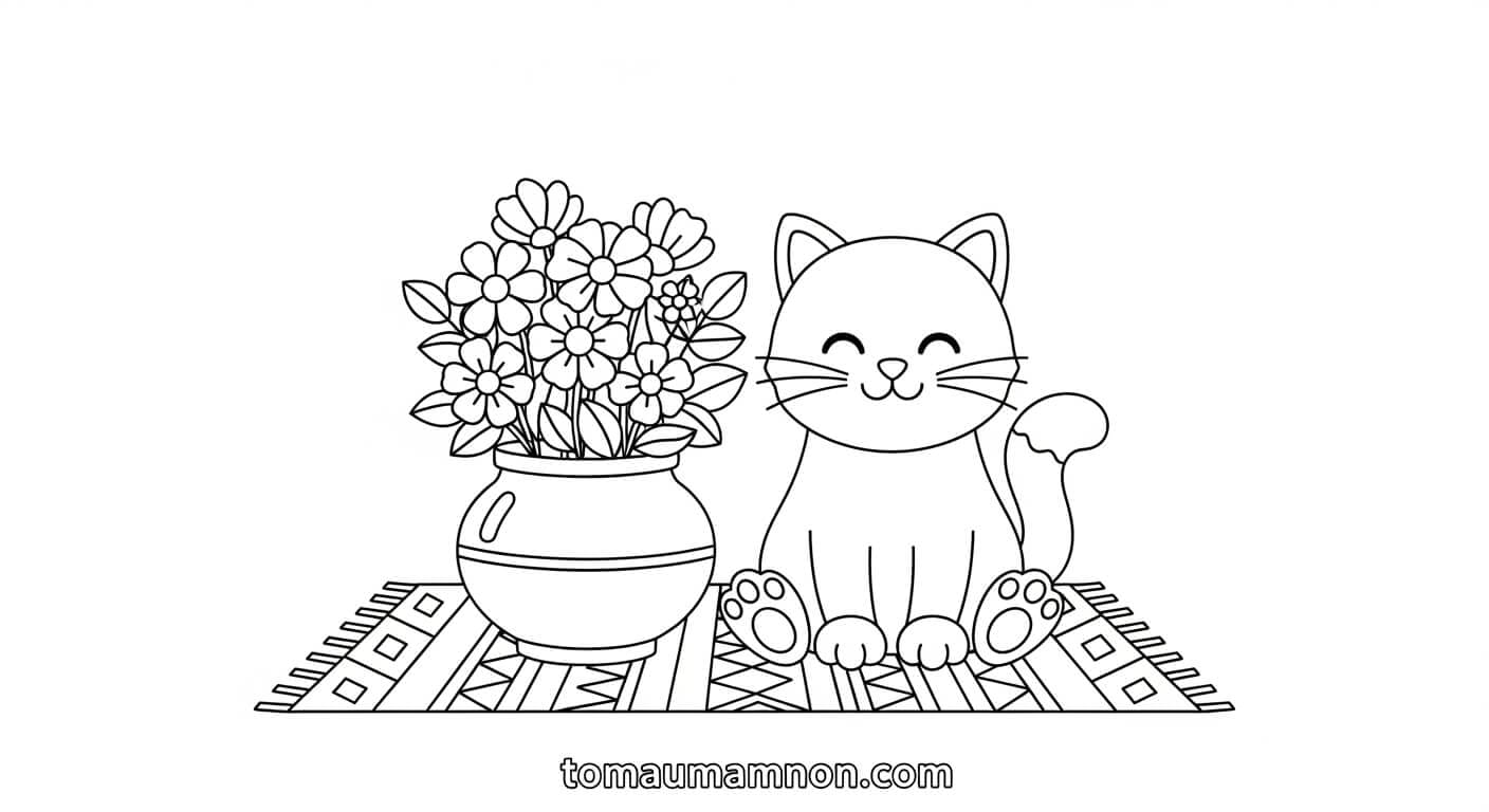 lọ hoa với bông hoa đẹp