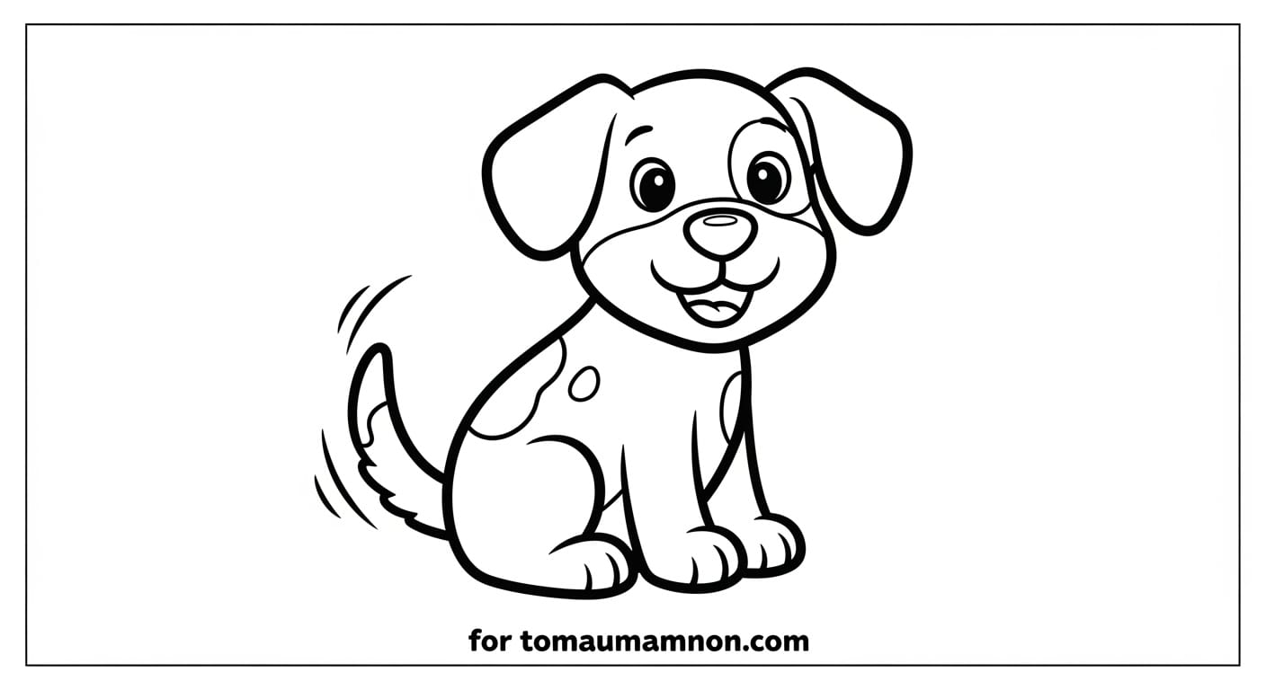 Bé cún dễ thương