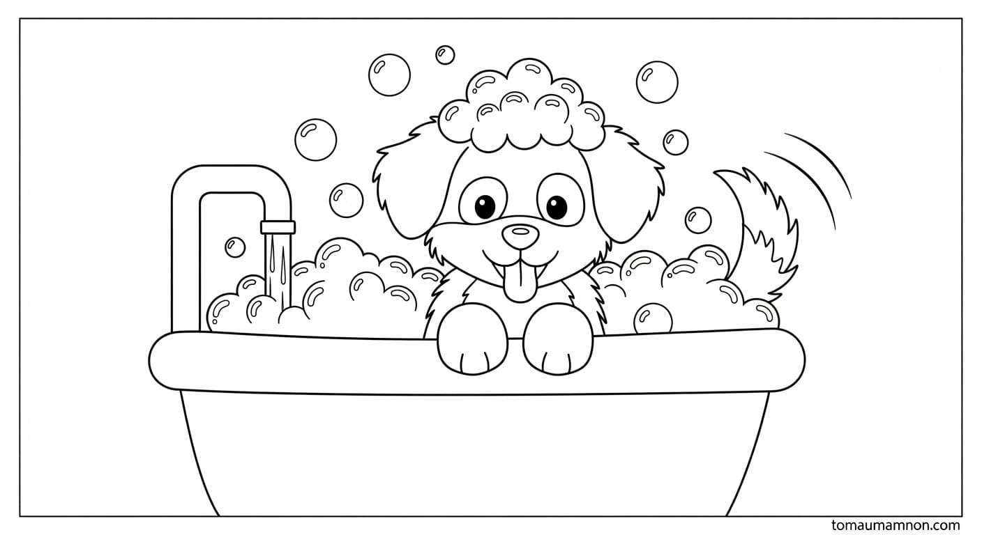 Chó xù mềm mại