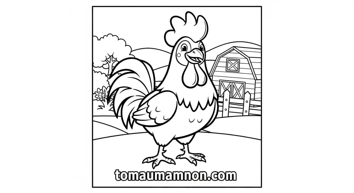 Gà mẹ và đàn con