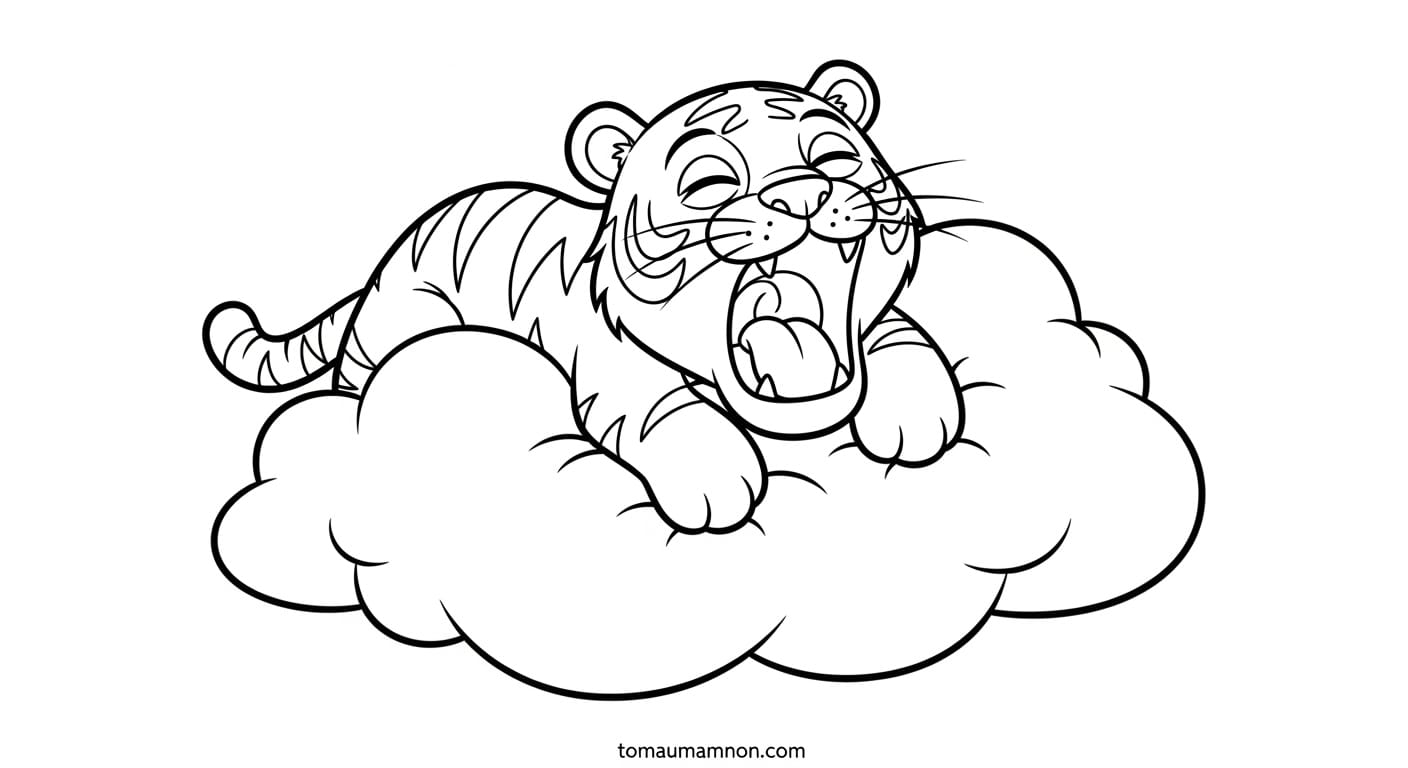 Hổ nằm nghỉ ngơi